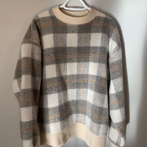 Oak + Fort Plaid Sweater